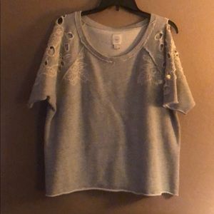 Lucky Brand Short Sleeve sweatshirt
